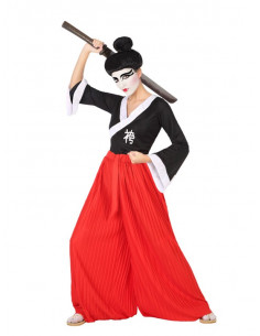 Disfraz de samurai para mujer