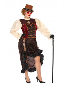 Disfraz Steampunk para mujer talla grande