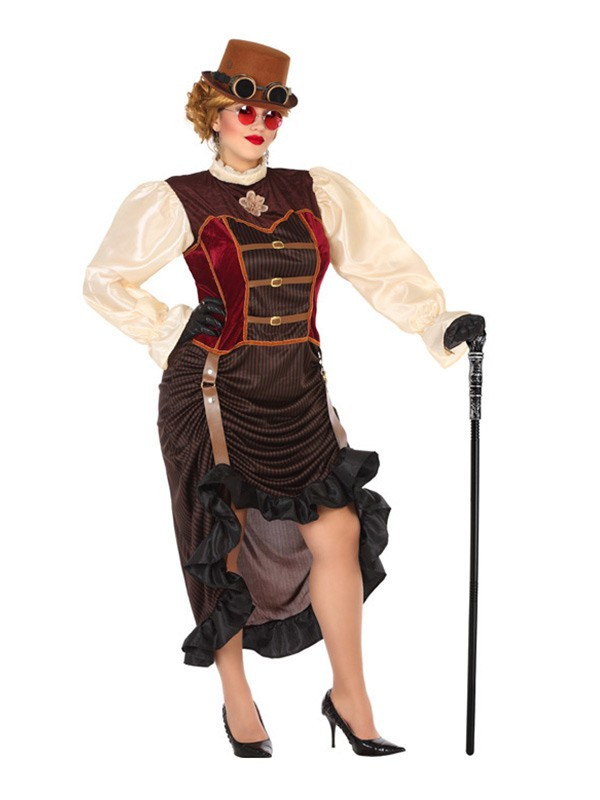 Disfraz Steampunk para mujer talla grande
