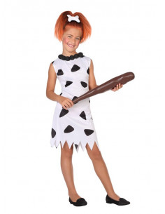 Disfraz de cavernícola Wilma para niña
