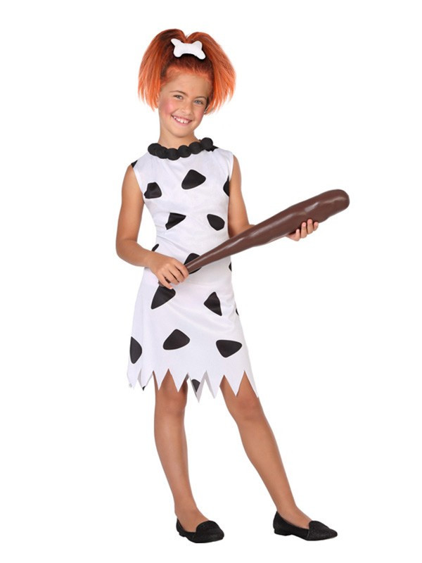 Disfraz de cavernícola Wilma para niña