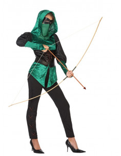 Disfraz de arquera para mujer