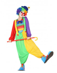 Disfraz de payasita arco iris