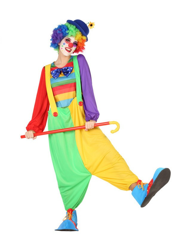 Disfraz de payasita arco iris