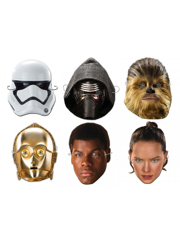 6 caretas de Star Wars