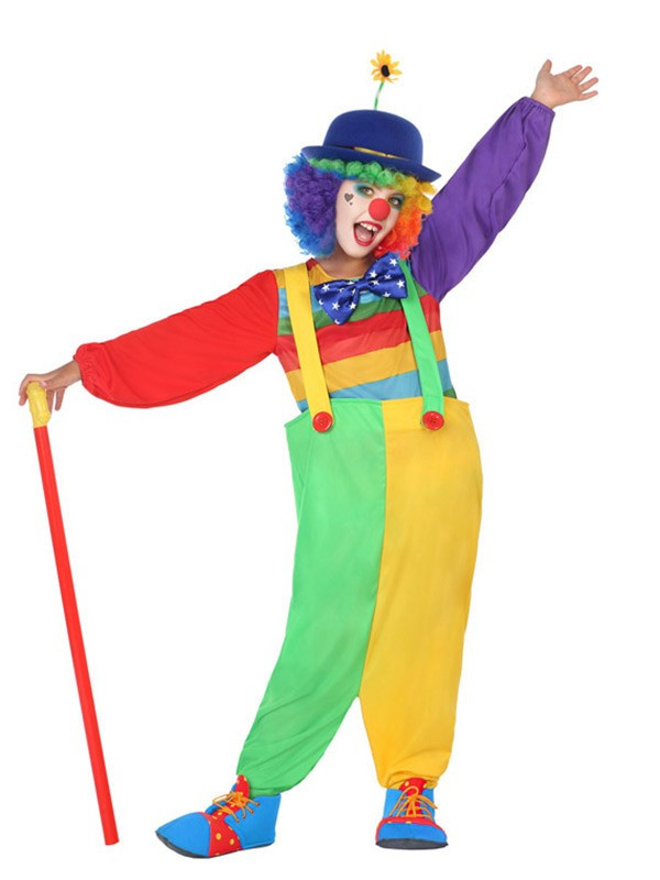 Disfraz de payasita iris para niña