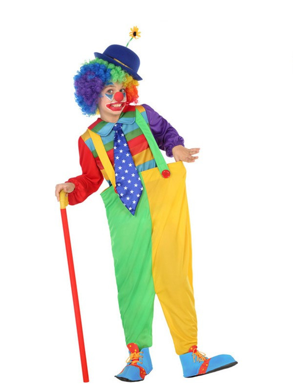 Disfraz de payasito iris infantil