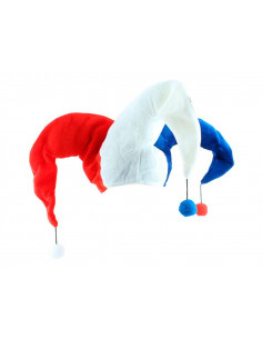 Gorro de bufón tricolor