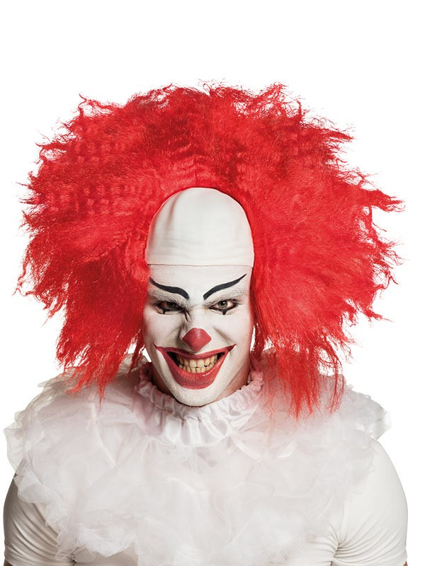 Peluca payaso de terror