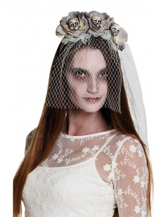 Diadema novia zombie