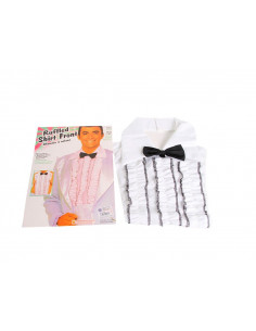 Pechero de camisa con volantes