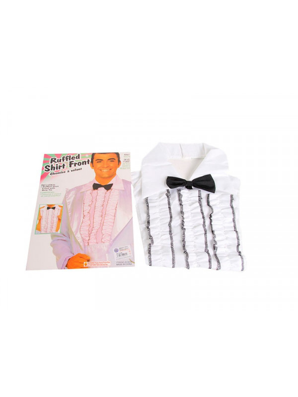 Pechero de camisa con volantes