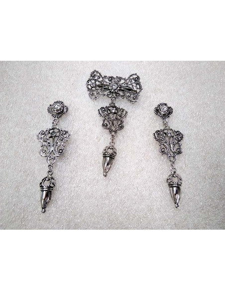 Conjunto baturra aragonesa blanco