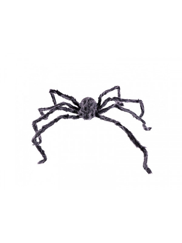 Araña peluda con luz