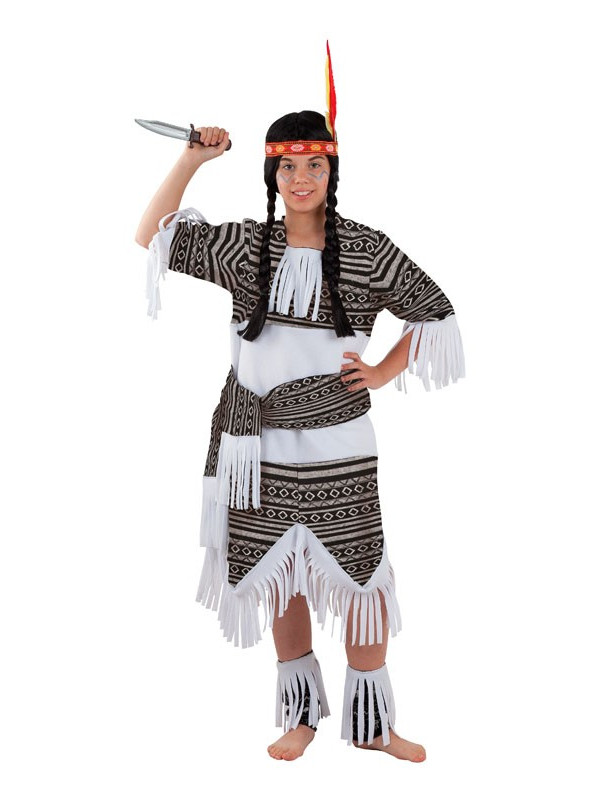 Disfraz India cherokee para niña