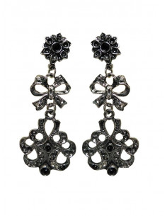 Pendientes para traje regional 945 negro