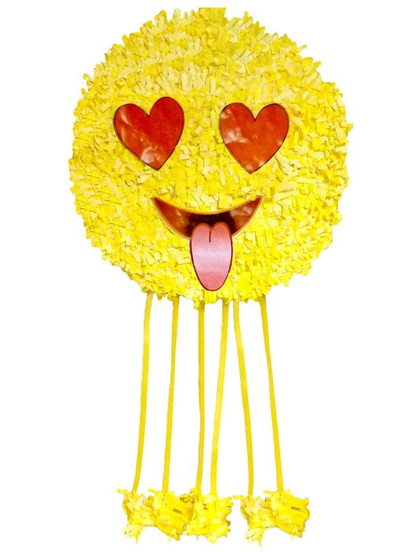 Piñata de Emoji enamorado
