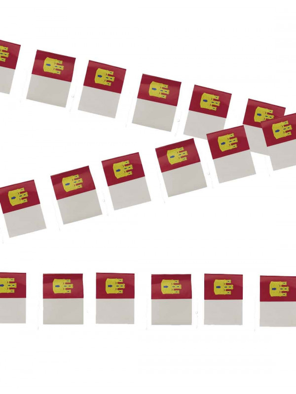Banderín de Castilla la Mancha papel
