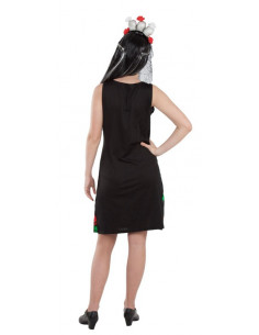 Disfraz de Catrina lentejuelas 2