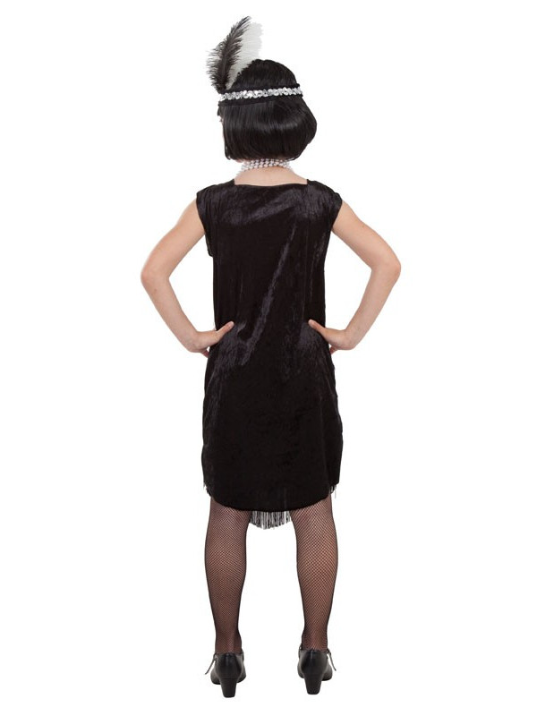 Disfraz años 20 para niña trasera