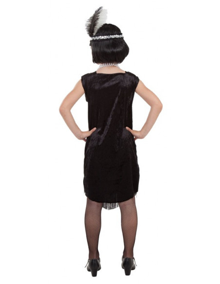 Disfraz años 20 para niña trasera