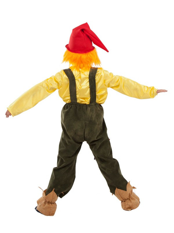 Disfraz enanito para niño trasera
