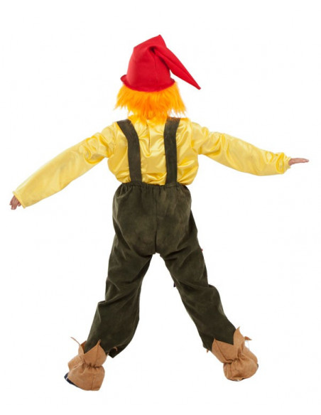 Disfraz enanito para niño trasera