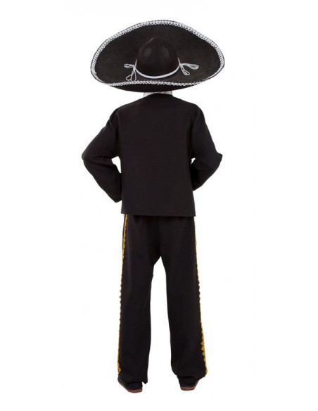 Disfraz de Mariachi Mexicano niño trasera