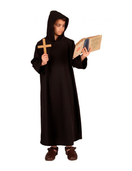 Disfraz fraile infantil negro