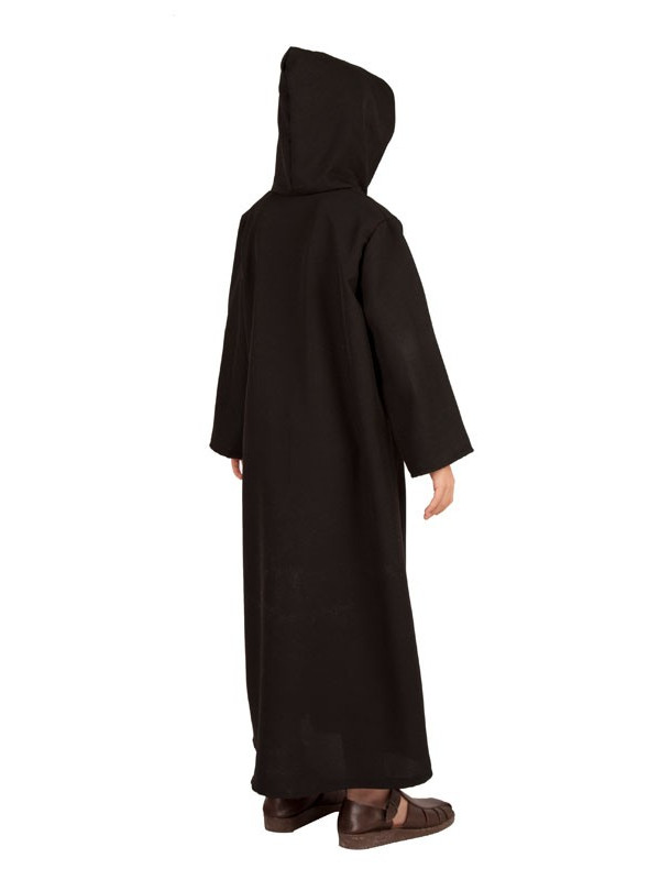 Disfraz fraile infantil negro trasera