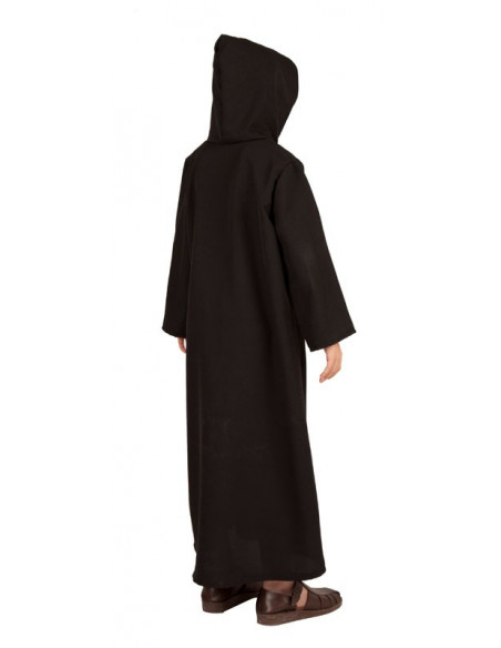 Disfraz fraile infantil negro trasera