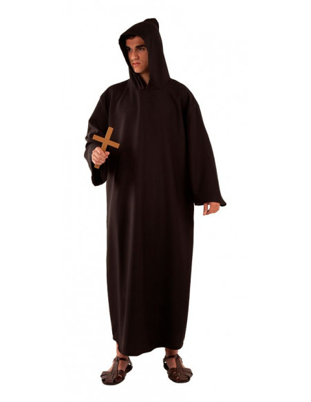 Disfraz fraile adulto negro