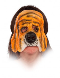 Máscara de perro sabueso