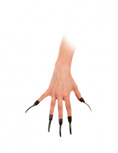 Uñas negras postizas