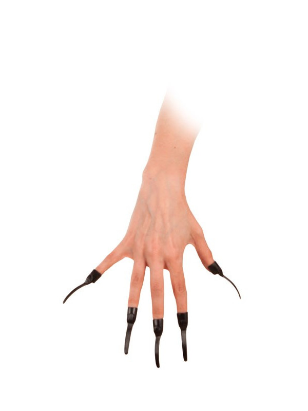 Uñas negras postizas