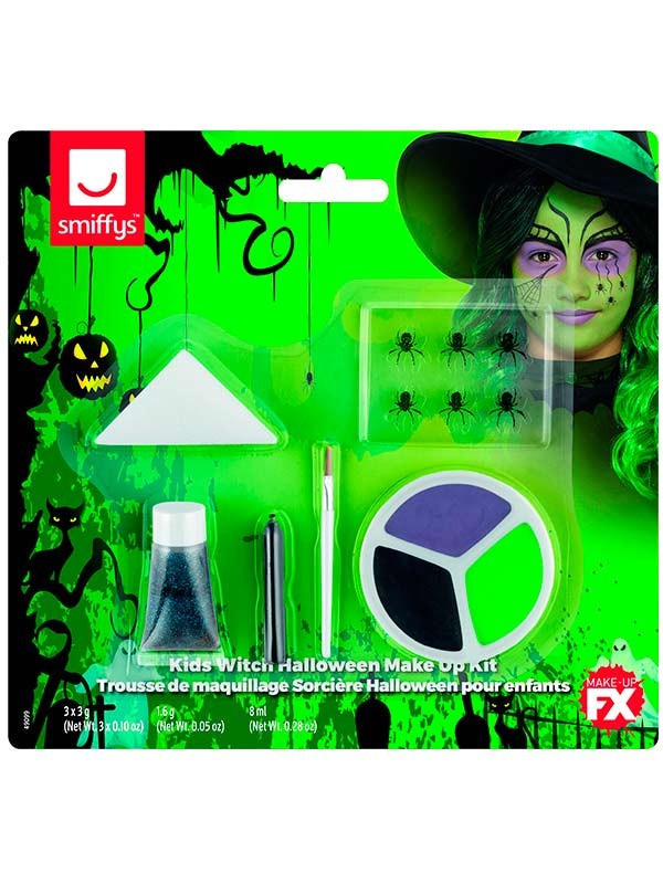 Kit maquillaje bruja infantil envase