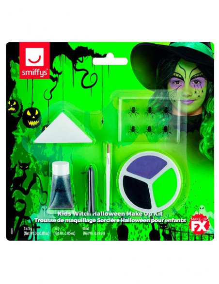Kit maquillaje bruja infantil envase
