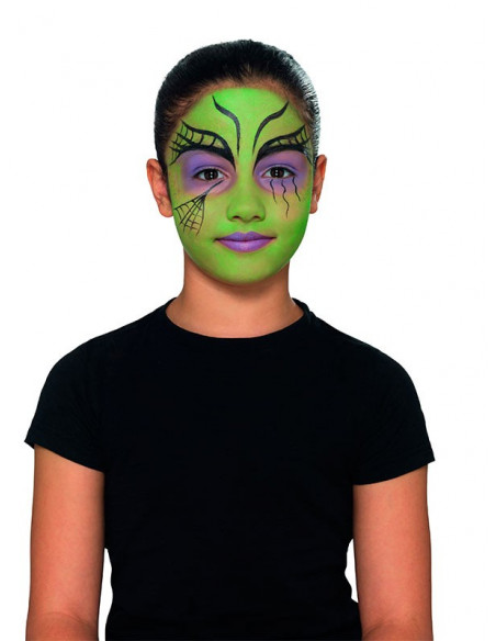 Kit maquillaje bruja infantil paso 3