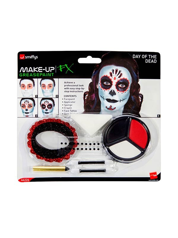 Kit maquillaje Calavera Mexicana envase