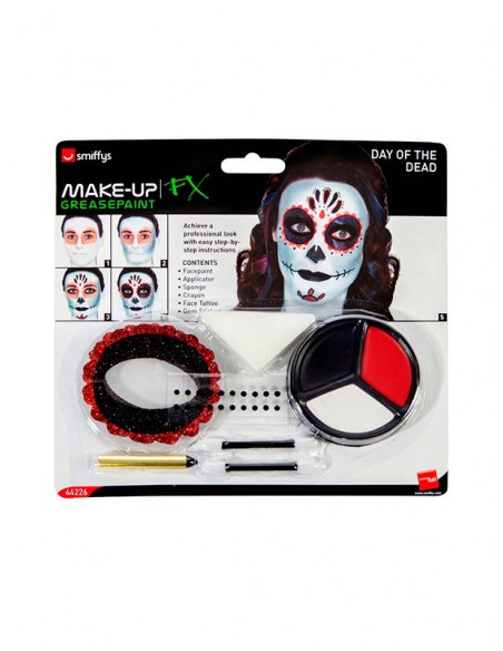 Kit maquillaje Calavera Mexicana envase