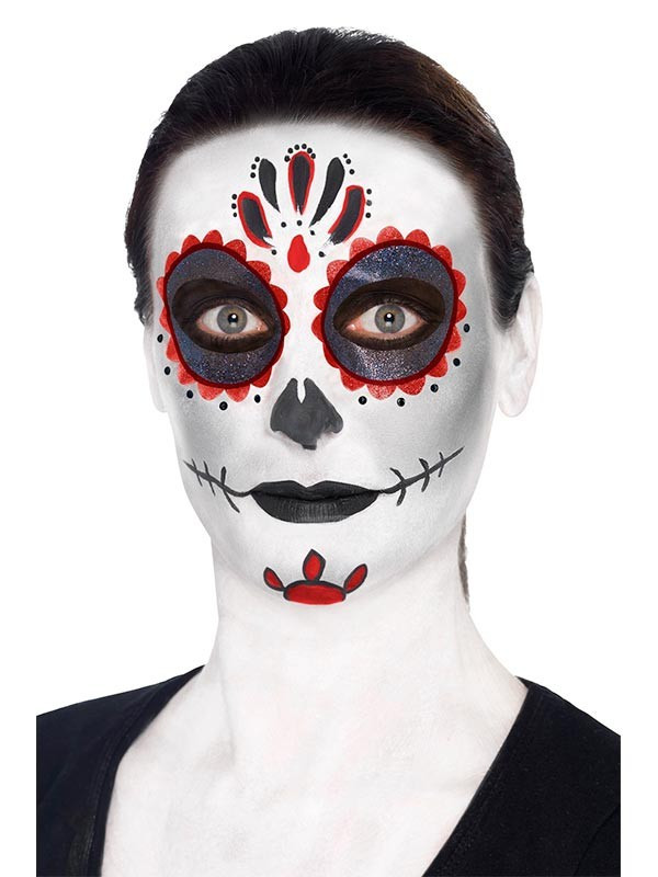 Kit maquillaje Calavera Mexicana paso 4