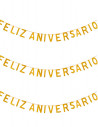 Guirnalda feliz aniversario