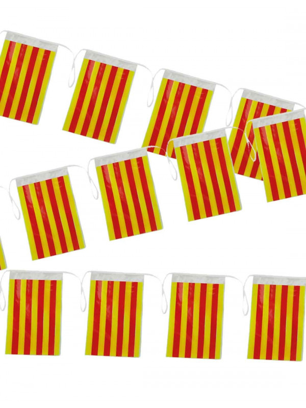 Bandera plástico Cataluña