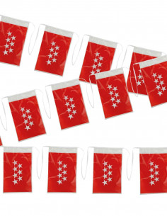 Bandera plástico Comunidad de Madrid