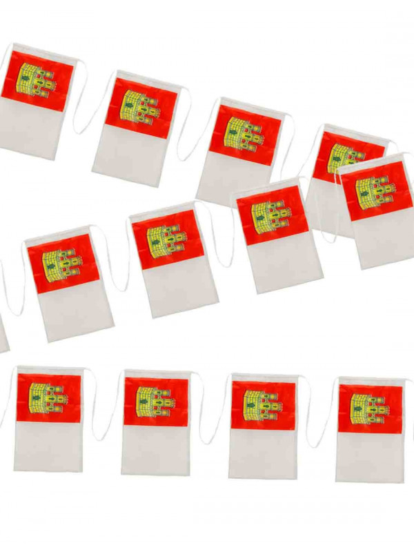 Bandera plástico Castilla La Mancha