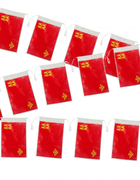 Bandera plástico de Murcia