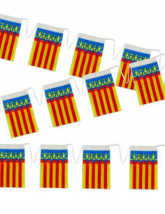 Bandera plástico Comunidad Valencia