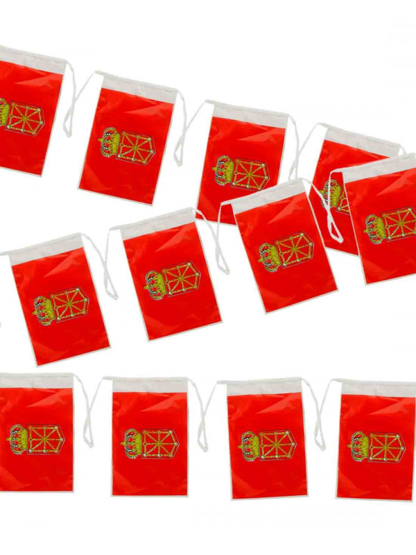 Bandera plástico de Navarra