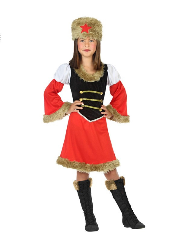Disfraz de rusa para niña