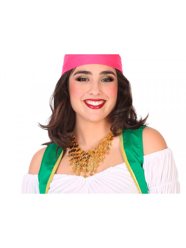 Collar de monedas zíngara